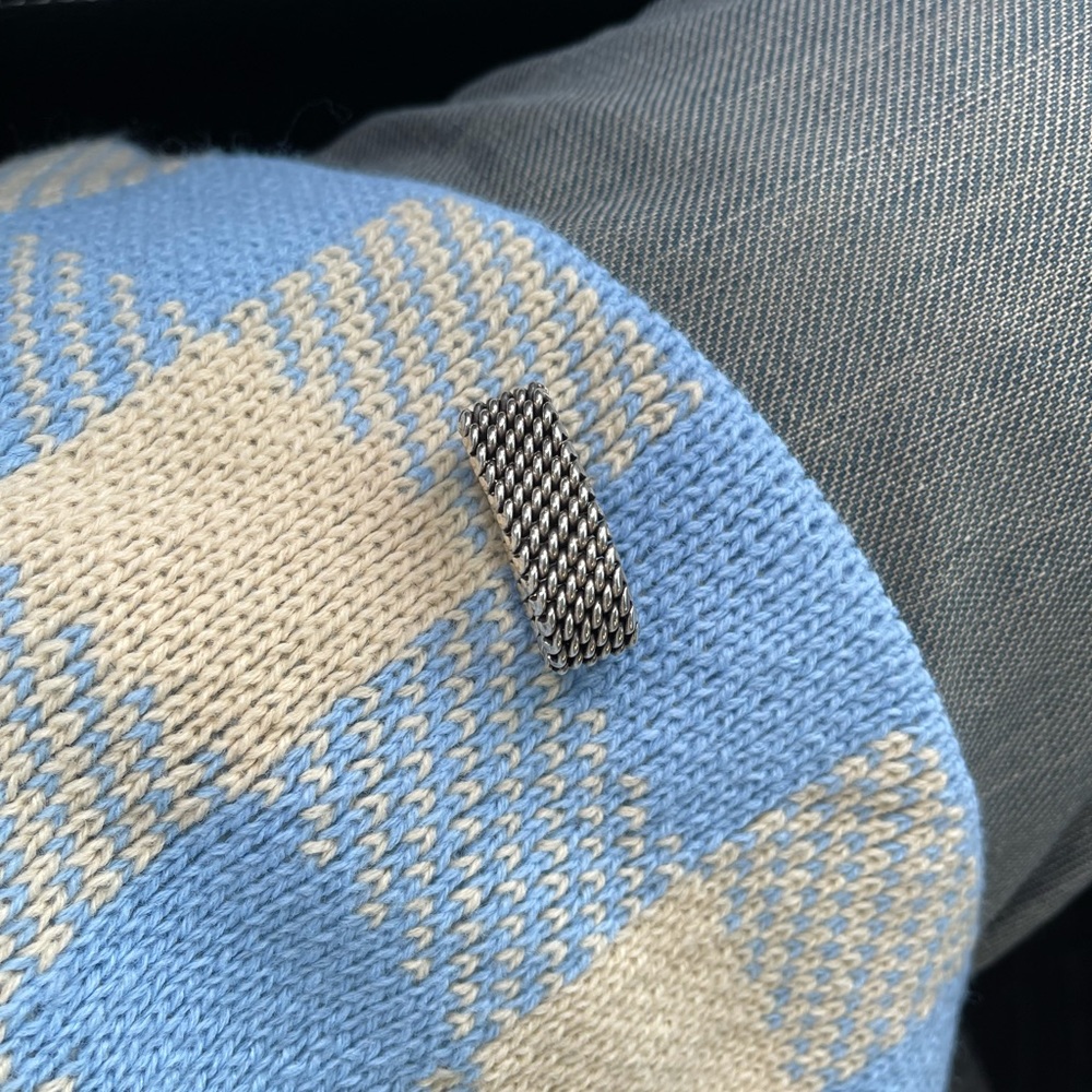 Flexible Solid Starling Silver Ring - image 3